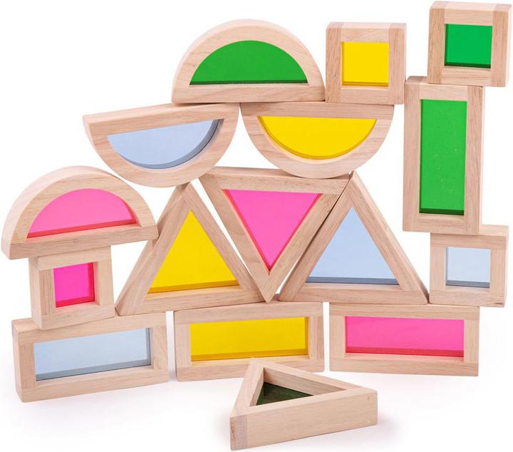 Image du produit Bigjigs Blocs sensoriels et sonores en bois