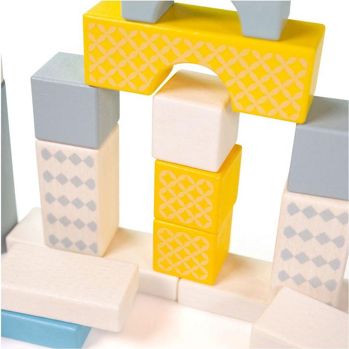 Productafbeelding Bigjigs Houten bakstenen in de voorraadcontainer