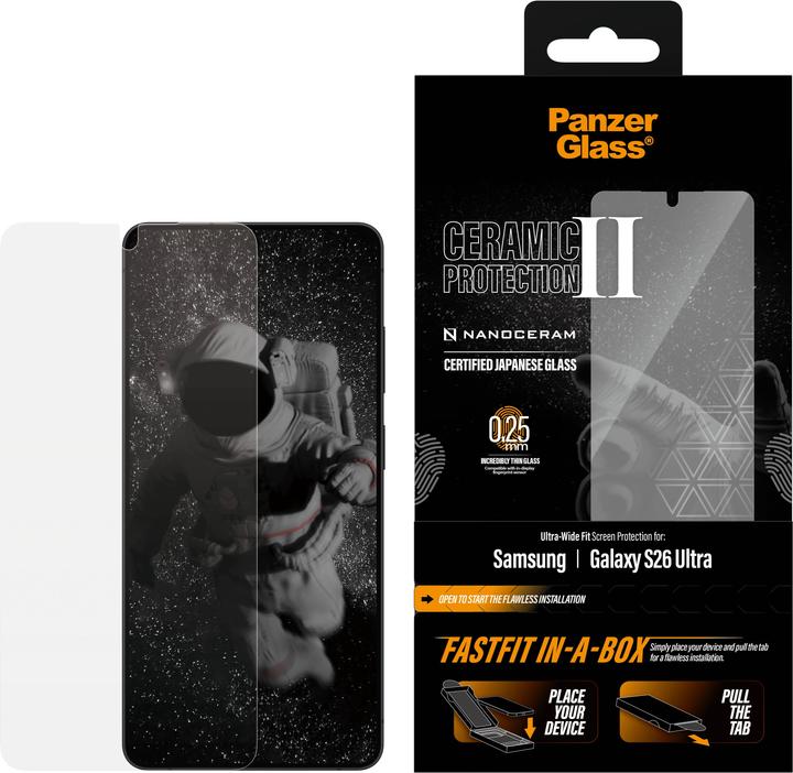 PanzerGlass Ceramic Protection (1 Stk., Samsung Galaxy S26 Ultra)