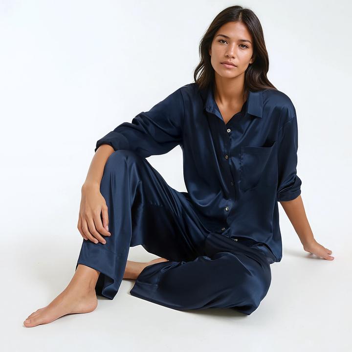 Produktbild La Redoute Collections Pyjama aus Satin (XXL)
