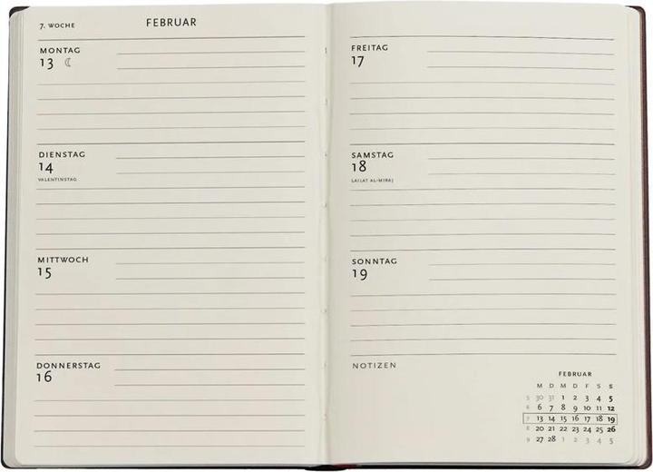 Actual product image Paperblanks PAPERBLAN Agenda Natsu 2026 FD0677-1 1W/2S HOR Mini SC DE 9.5x14cm