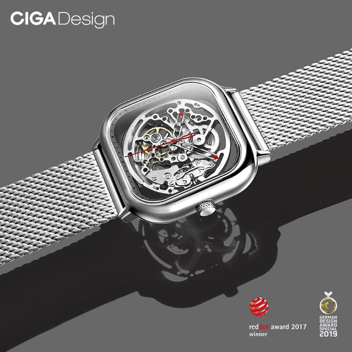 Actual product image Xiaomi CIGA Design Automatic Mechanical Watch - FULL HOLLOW (EN) (Chronometers)