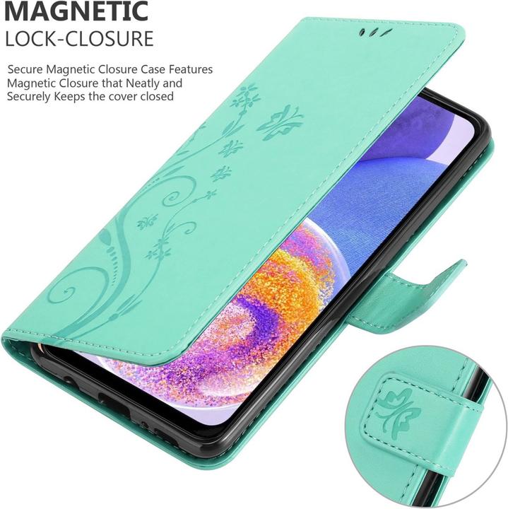 Immagine prodotto Cadorabo Custodia a libro floreale per Samsung Galaxy A23 4G (Samsung Galaxy A23)