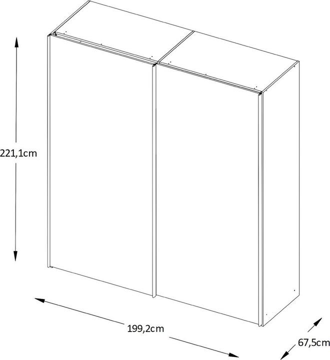 Image du produit Moderano Primo (200 x 68 x 222 cm)