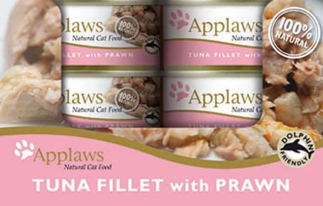 Produktbild Applaws Thunfilet Garnelen (Junior, Senior, 24 Stk., 3744 g)
