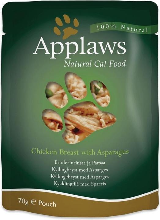 Actual product image Applaws Chicken Asparagus (Adult, 12 pcs., 840 g)