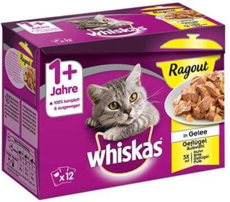 Image du produit Whiskas Sélection classique en sauce (Adulte, 12 pcs, 1020 g)