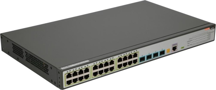 Actual product image Fiberhome S4820-28T-X-PE-AC | Switch | 24x RJ45 1000Mb/s PoE, 4x SFP+ (24 Ports)