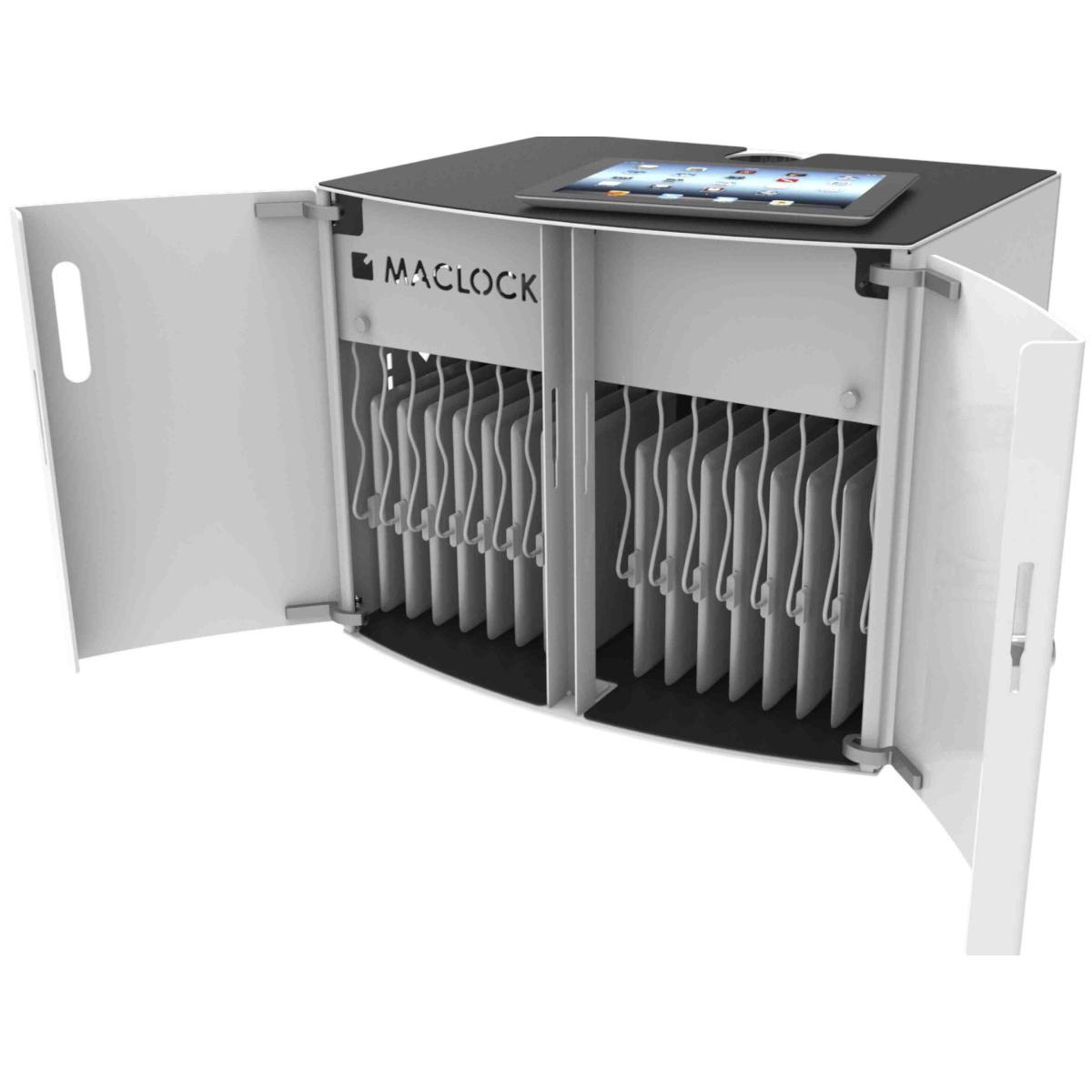 Compulocks 16 unit cabinet w EU power strip, Notebookwagen, Weiss