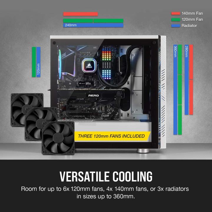 Produktbild Corsair 275R Airflow (mATX, Mini-ITX, ATX)