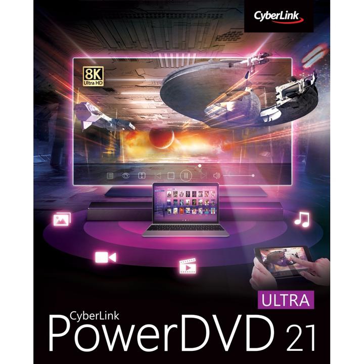CyberLink PowerDVD 21 Ultra (1 User, 1 Devices/Users, unlimited)
