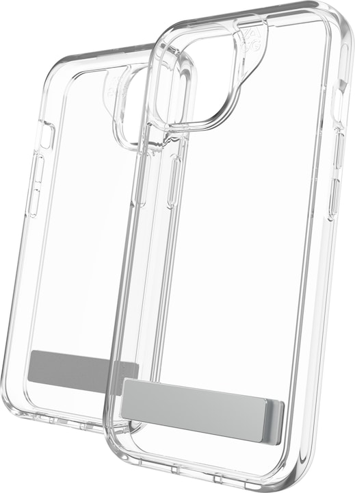 Actual product image Zagg Crystal Palace Kickstand Case iPhone 16/15/14/13 Clear (Apple iPhone 16e)