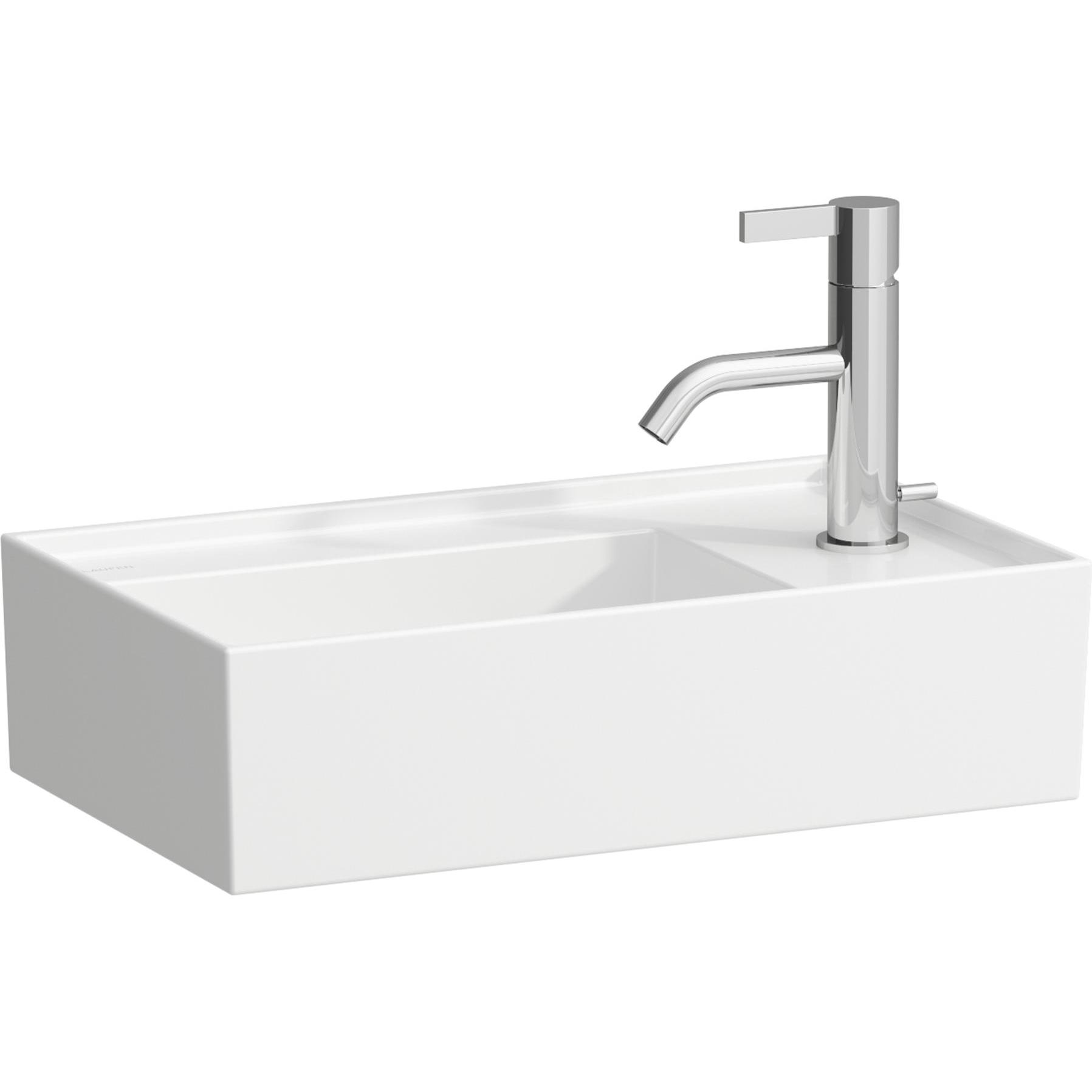 Laufen, Waschbecken, Handwaschbecken KARTELL 460x280mm Arm.bank re o ÜL 1 HL-Ausf. we (280 mm, 460 mm)