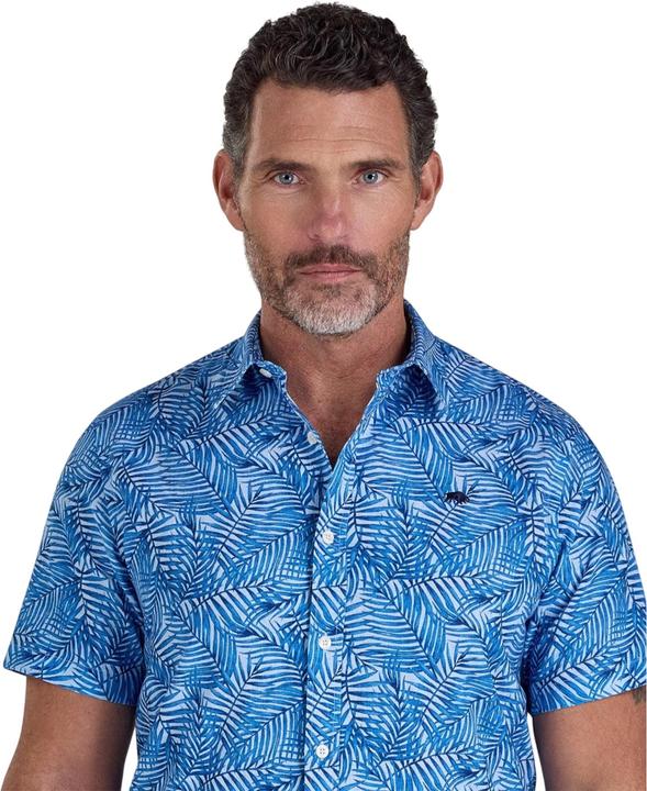 Immagine prodotto Raging Bull Bali Camicia Palmo Lino Maniche Corte Uomo (S)