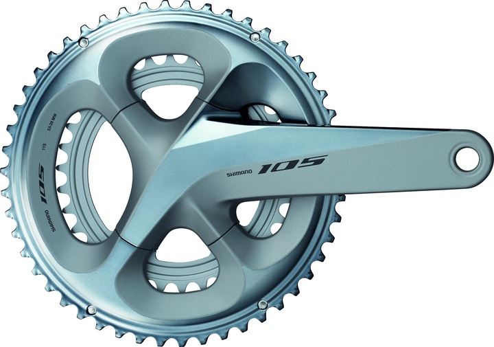 Productafbeelding Shimano 105 FC-R7000 crankstel 2x11 50/34 (170 mm)