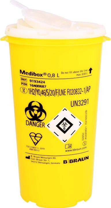 Actual product image Medibox Kanülensammler