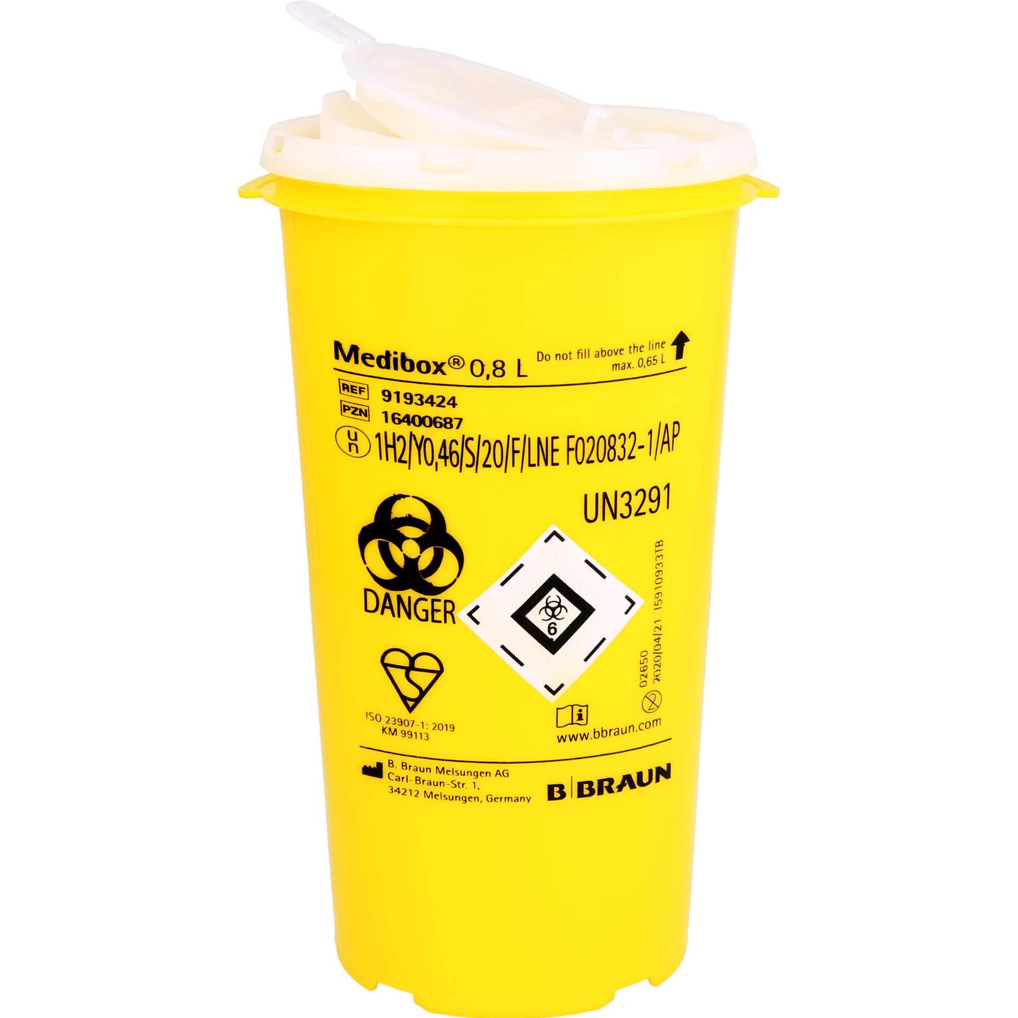 Medibox, Praxisbedarf, Kanülensammler 0.8l