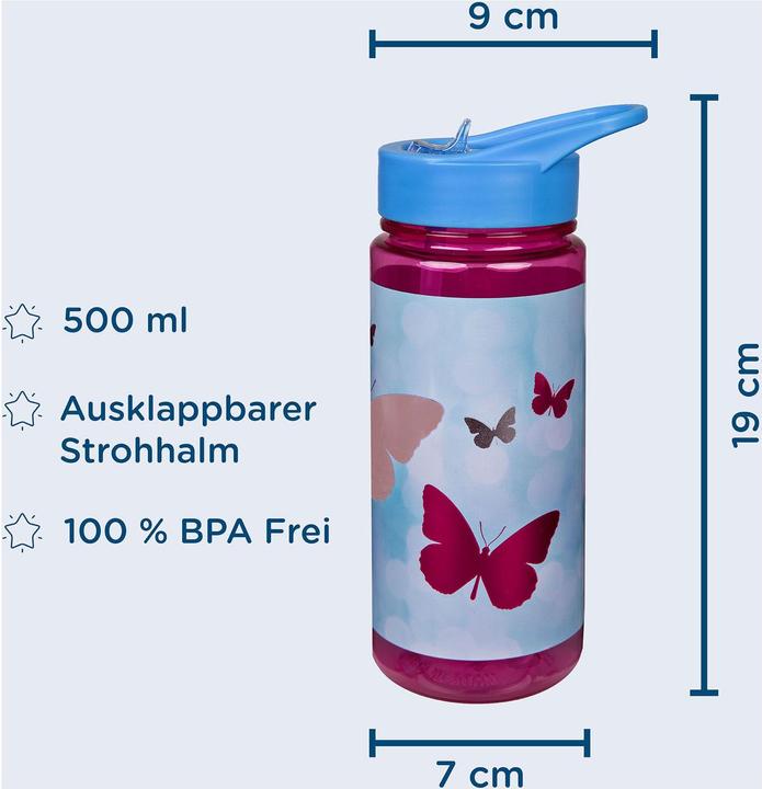 Actual product image Scooli Drinking bottle AERO butterfly 500 ml (0.50 l)
