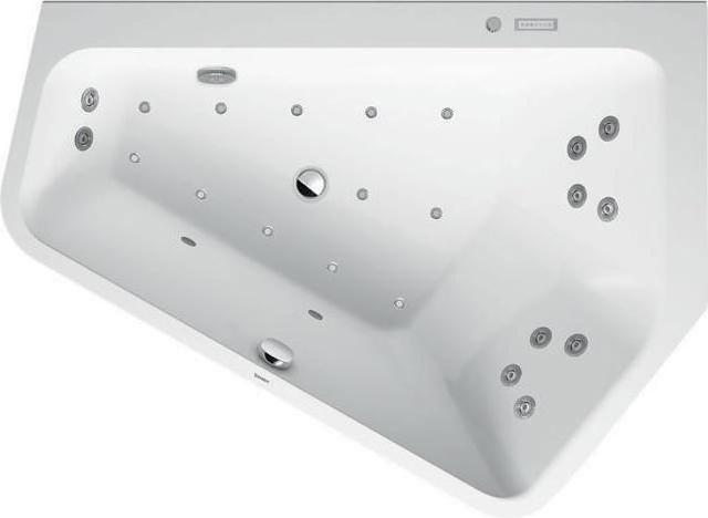 Produktbild Duravit Whirlwanne PAIOVA 5 Ecke re 205 l 1770x1300mm we Air-System (205 l, 177 cm, 130 cm)