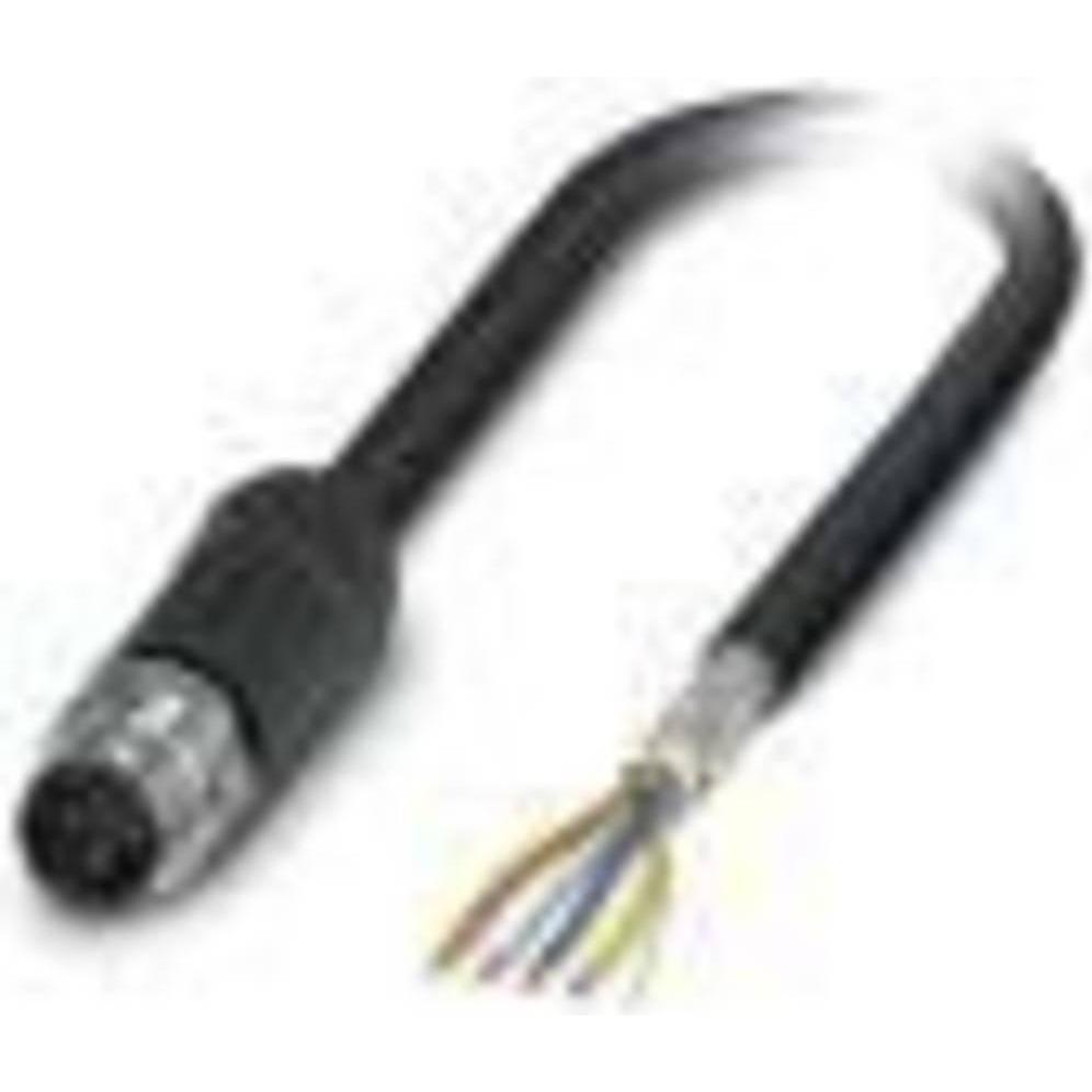 Thumbnail - Phoenix Contact Sensor-/Aktor-Datensteckverbin, Elektronikkabel + Stecker, Schwarz