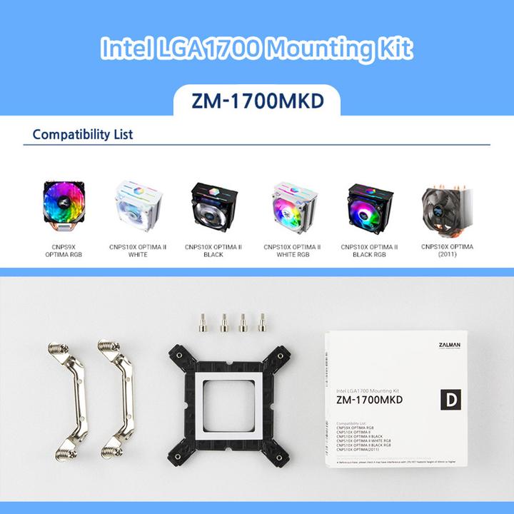 Immagine prodotto Zalman ZM-1700MKD Kit di montaggio Intel LGA 1700