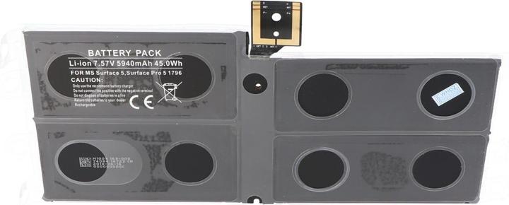 Actual product image XCell Akku passend für Microsoft Surface Pro 5, Surface Pro 5 1796, G3HTA038H 7,57 Volt 5940mAh
