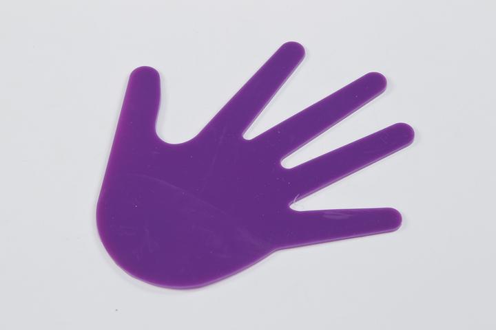 Actual product image Spordas ® Bodenmarkierung Hände, 6er-Set