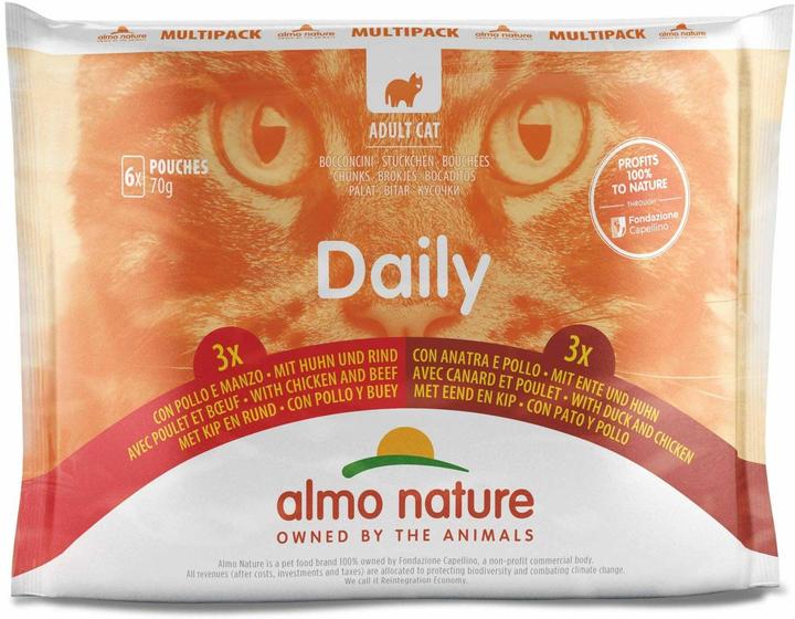 Almo Nature Daily (Adulte, 6 pcs, 420 g)