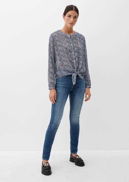 Produktbild s.Oliver Bluse Bluse in semitransparenter Optik (38)