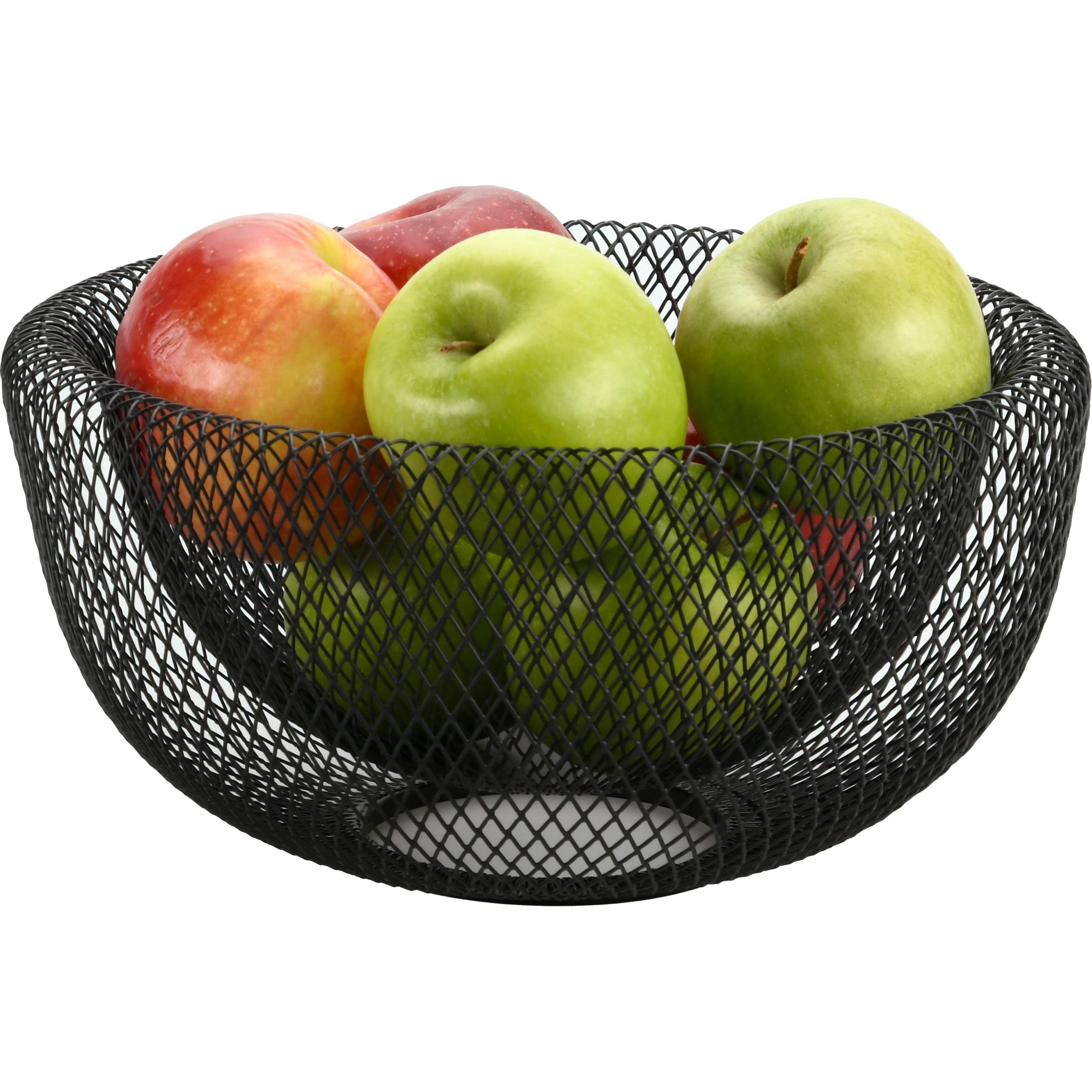 Thumbnail - 4x Kesper Brot-/Obstkorb Metall Ø24,5cm, Brotaufbewahrung, Schwarz
