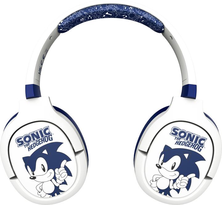 Actual product image OTL Technologies Sonic Boom SH0900 Headphones & Headset Wired Headband Gaming Blue, White (Cable)