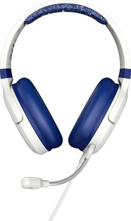 Actual product image OTL Technologies Sonic Boom SH0900 Headphones & Headset Wired Headband Gaming Blue, White (Cable)