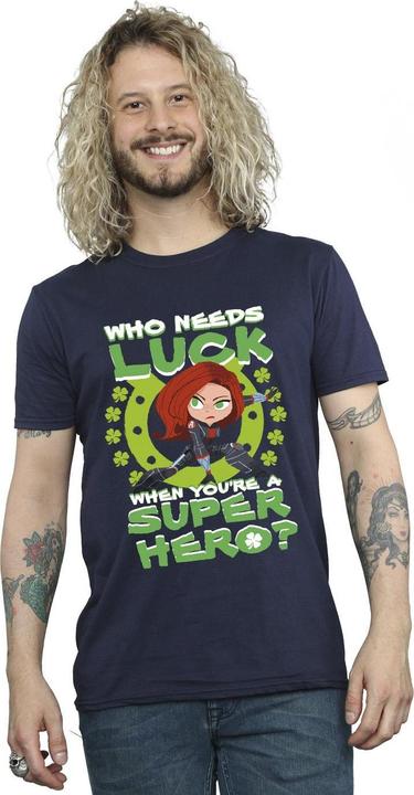 Produktbild St Patrick's Day Black Widow Luck TShirt (M)