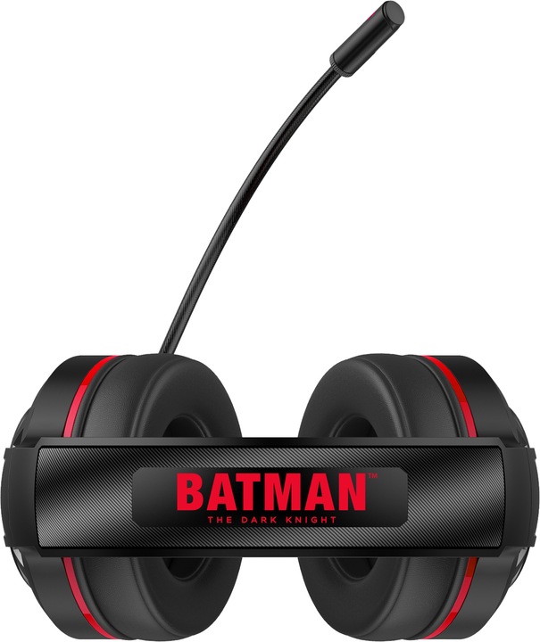 Produktbild OTL Technologies DC Comics DC0905 Kopfhörer & Headset Verkabelt Kopfband Gaming Schwarz, Rot (Kabelgebunden)