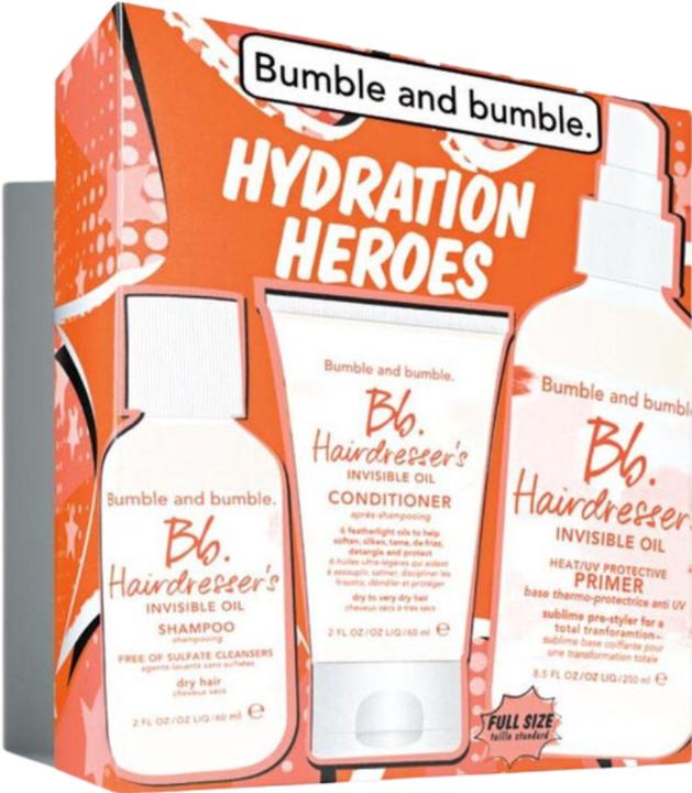 Immagine prodotto Bumble and bumble Set di oli invisibili per parrucchieri - Un set premium per la cura dei capelli lisci e nutriti