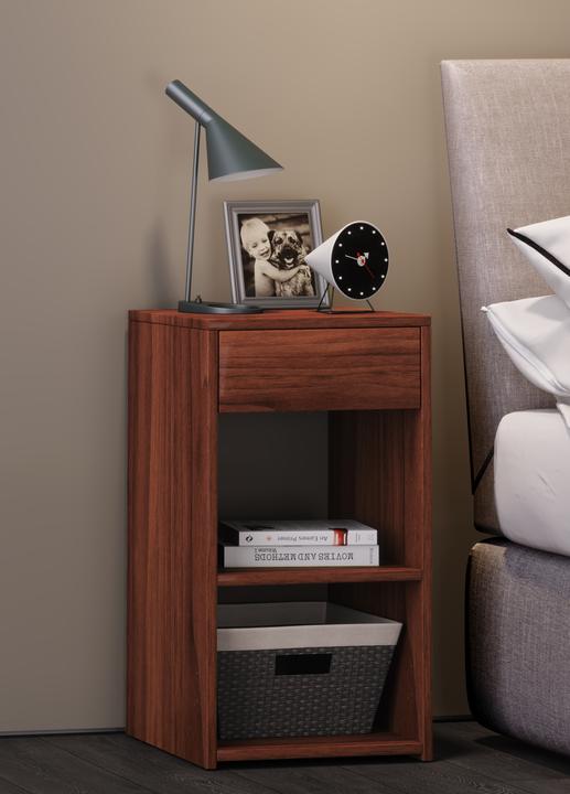 Produktbild VCM Holz Nachttisch Sledo Maxi mit Schublade (35 x 35 x 65 cm)