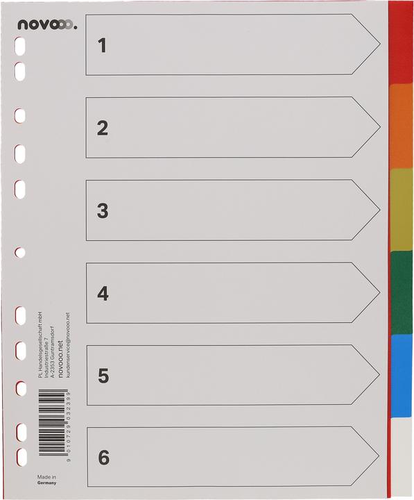 Actual product image Novooo Index PP coloured A4+