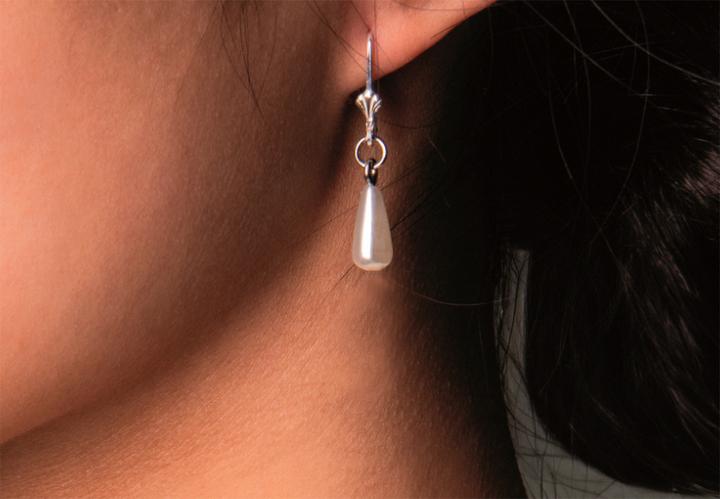 Immagine prodotto Rayher Tropfen-Charm, 4 Stück (Materiale sintetico, Metallo)