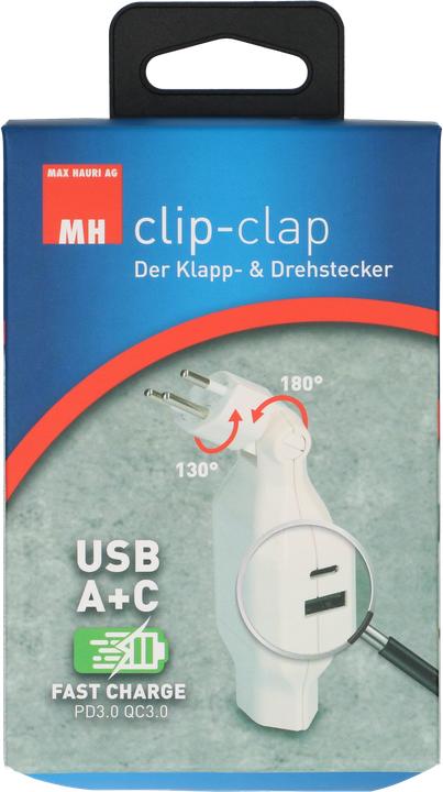 Immagine prodotto Max Hauri clip-clap (USB-A, USB-C, Tipo 12, Tipo 13, 3 x)