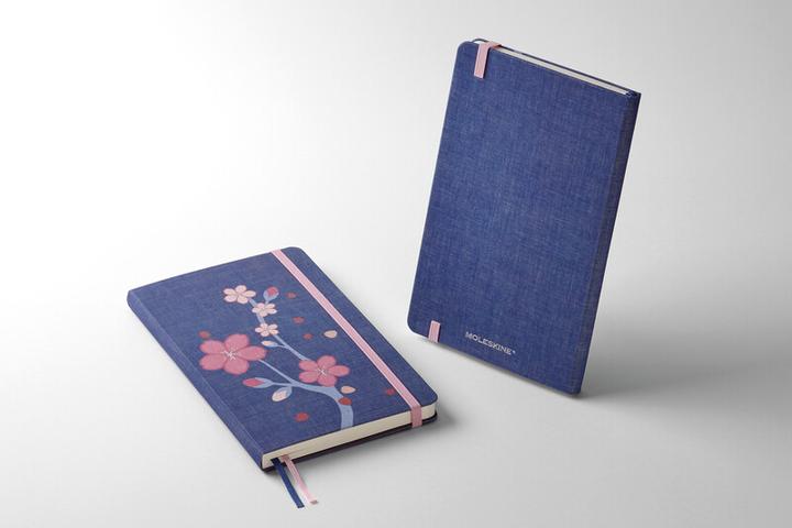Produktbild Moleskine NB Sakura 2025 LG lin (13 x 21 cm, Liniert, Harter Einband)