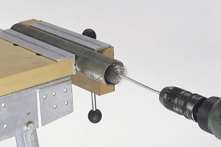 Produktbild wolfcraft 1 Stahldraht-Zylinderbürste ø28x60x95mm