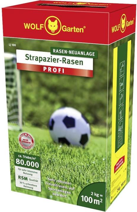 Actual product image Wolf-Garten Wolf Garten LJ100 Hardwearing Lawn Seed (Lawn reseed)