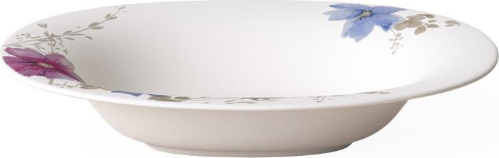 Produktbild Villeroy & Boch Suppenteller oval Mariefleur Gris Basic (1x, 24 cm)