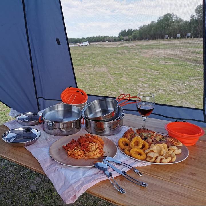 Produktbild Kingcamp Camping Kochgeschirr Set (17pcs, 2 Personen)
