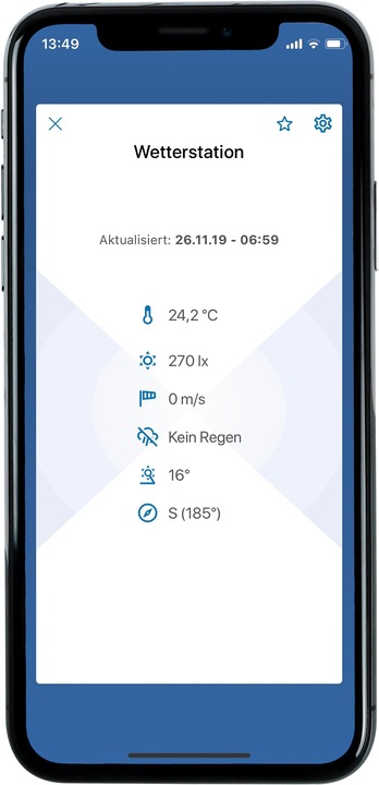 Actual product image Rademacher DuoFern environment sensor 9475