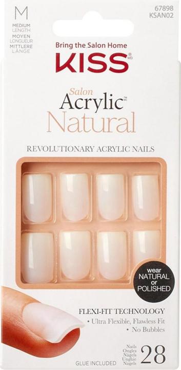 KISS Nails - Natural Nails Euphoria (Nail lutensil, Gold, Blond)