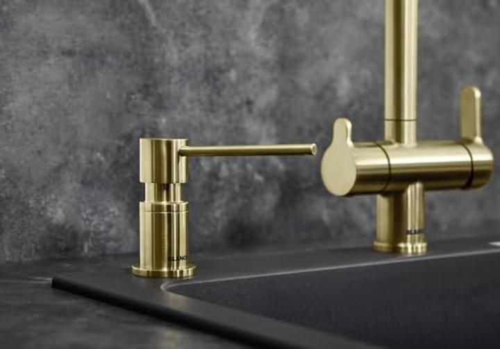 Produktbild Blanco LATO Spülmittelspender satin platinum | Passend zu allen BLANCO-Küchenarmaturen | Bequem von