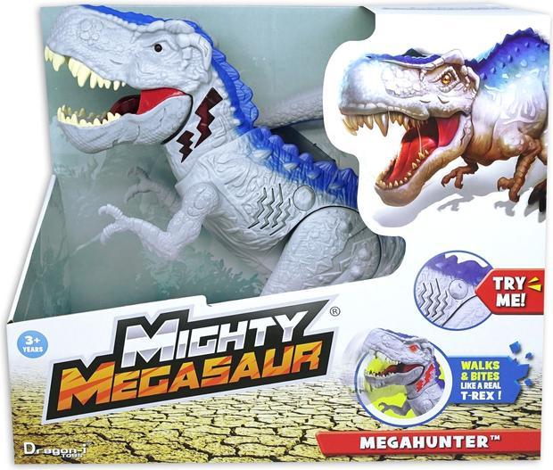 Adventure Force Mighty Megasaur 30 cm Mega Hunter T-Rex. Grey