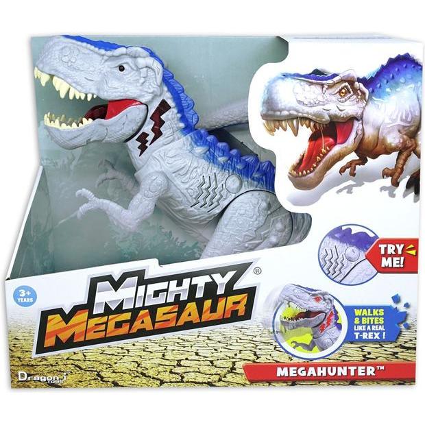 Thumbnail - Adventure Force Mighty Megasaur 30 cm Mega Hunter T-Rex. Grey