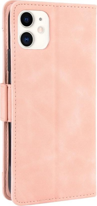 Produktbild Cover-Discount iPhone 12 / 12 Pro - Etui mit vielen Kartenfächer rosa (Apple iPhone 12, Apple iPhone 12 Pro)